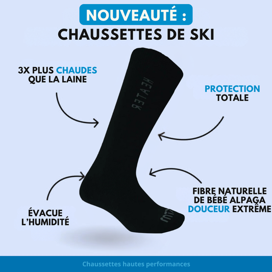 Chaussette de ski Alpaga